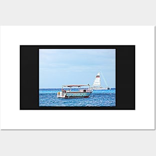 Cozumel Excursion Boats Posters and Art